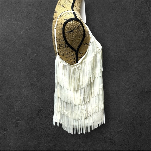 402 - GUESS SPAGHETTI STRAP FRINGE TOP - Picture 2 of 14